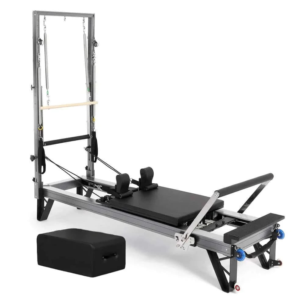 Merrithew™ Pilates SPX® Max Reformer with Vertical Stand Bundle - Red  Truffle