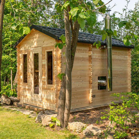 LeisureCraft CT Georgian Cabin Sauna w/ Change Room