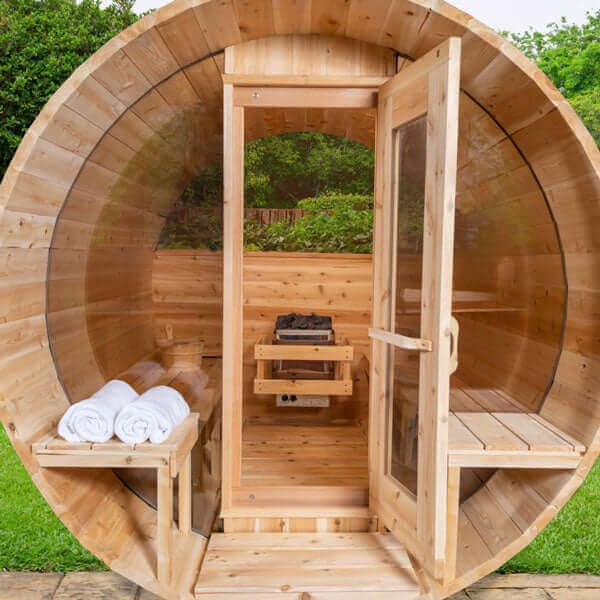 LeisureCraft CT Serenity MP Barrel Sauna