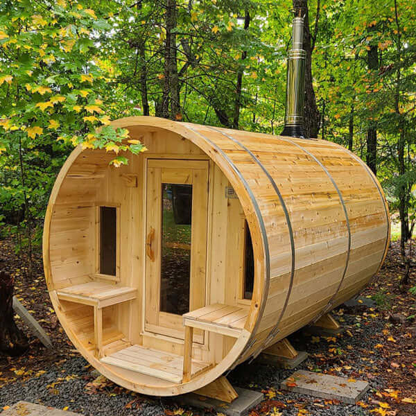 LeisureCraft CT Tranquility Barrel Sauna