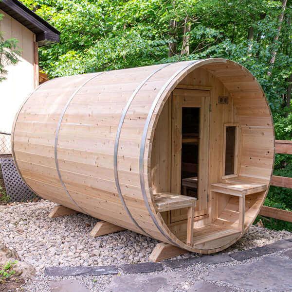 LeisureCraft CT Tranquility Barrel Sauna