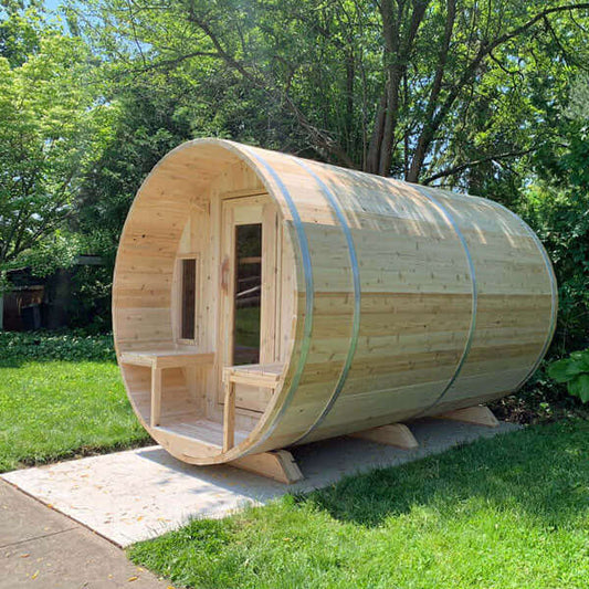 LeisureCraft CT Tranquility Barrel Sauna