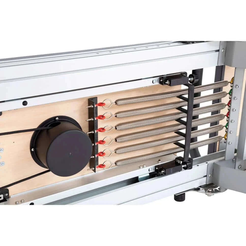 Black Elina Pilates Aluminium Reformer Mentor by Elina Pilates sold by Pilates Matters® by BSP LLC