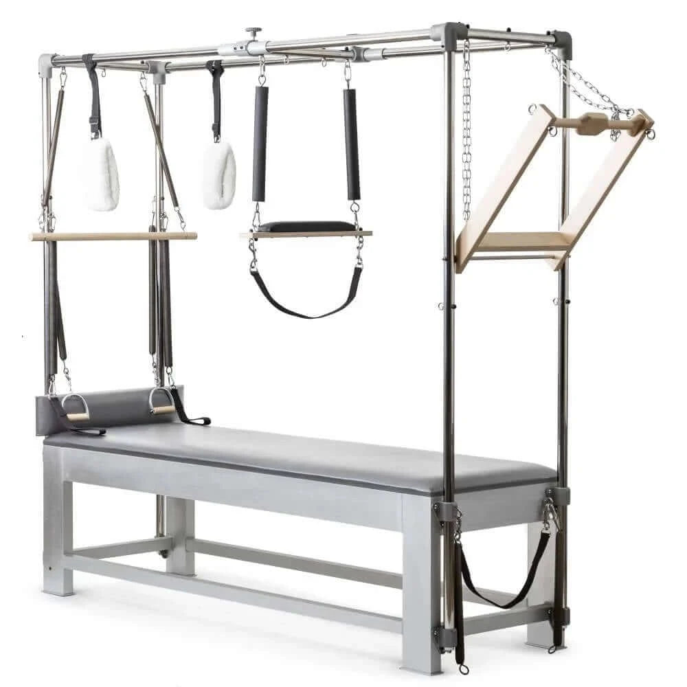 Grey Elina Pilates Classic Aluminium Cadillac Machine by Elina Pilates sold by Pilates Matters® by BSP LLC