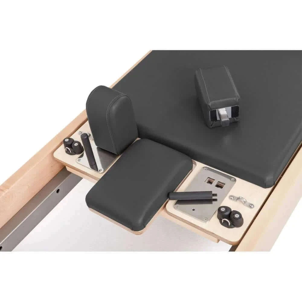 Black Elina Pilates Elite Wood Reformer Machine by Elina Pilates sold