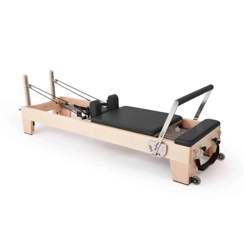 Black Elina Pilates Elite Wood Reformer Machine by Elina Pilates sold