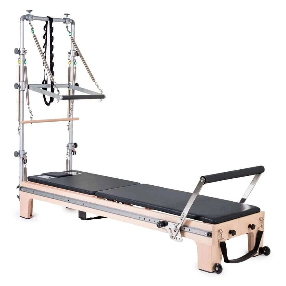 Black Elina Pilates Master Instructor Reformer With Tower by Elina Pilates sold by Pilates Matters® by BSP LLC