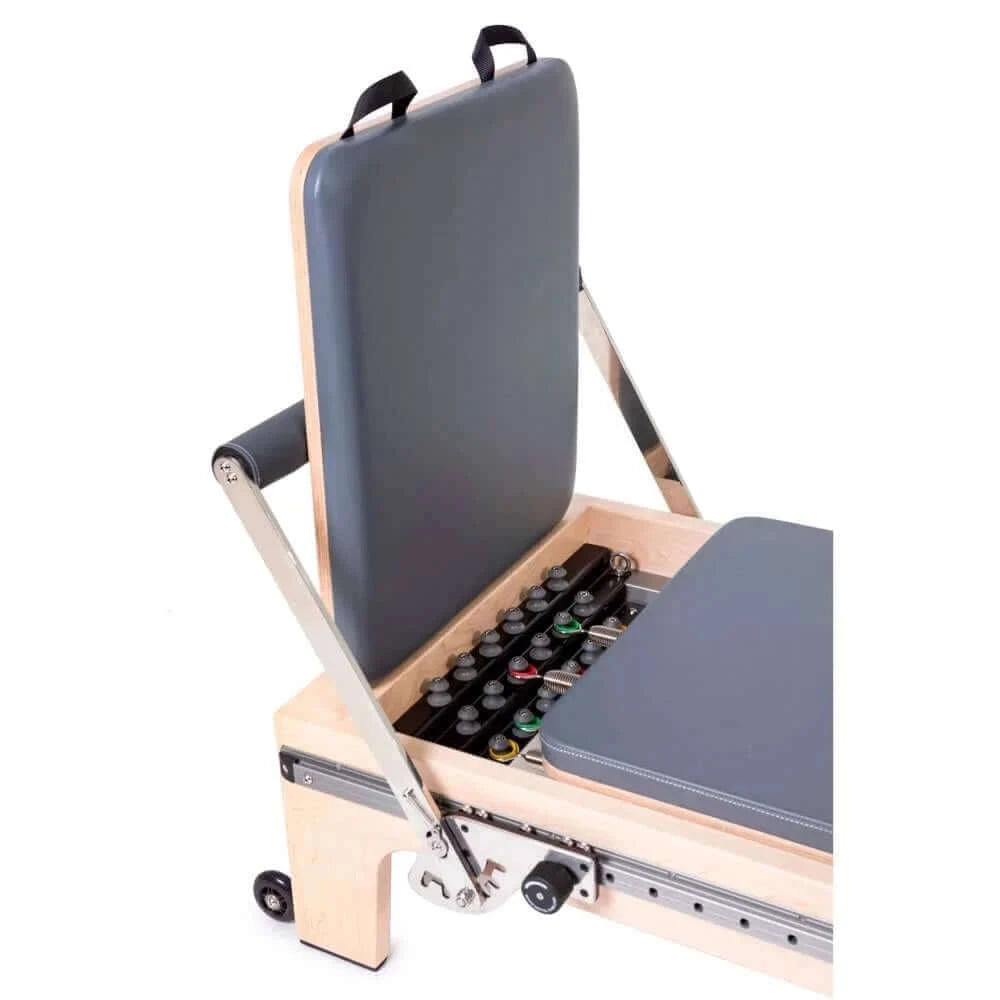 Grey Elina Pilates Master Instructor Reformer With Tower by Elina Pilates sold by Pilates Matters® by BSP LLC