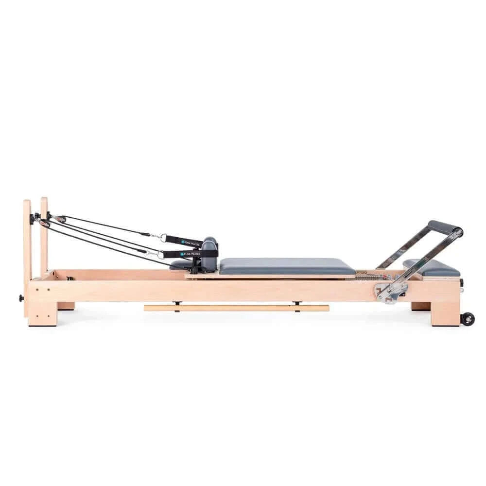 Grey Elina Pilates Wooden Reformer Lignum by Elina Pilates sold by Pilates Matters® by BSP LLC