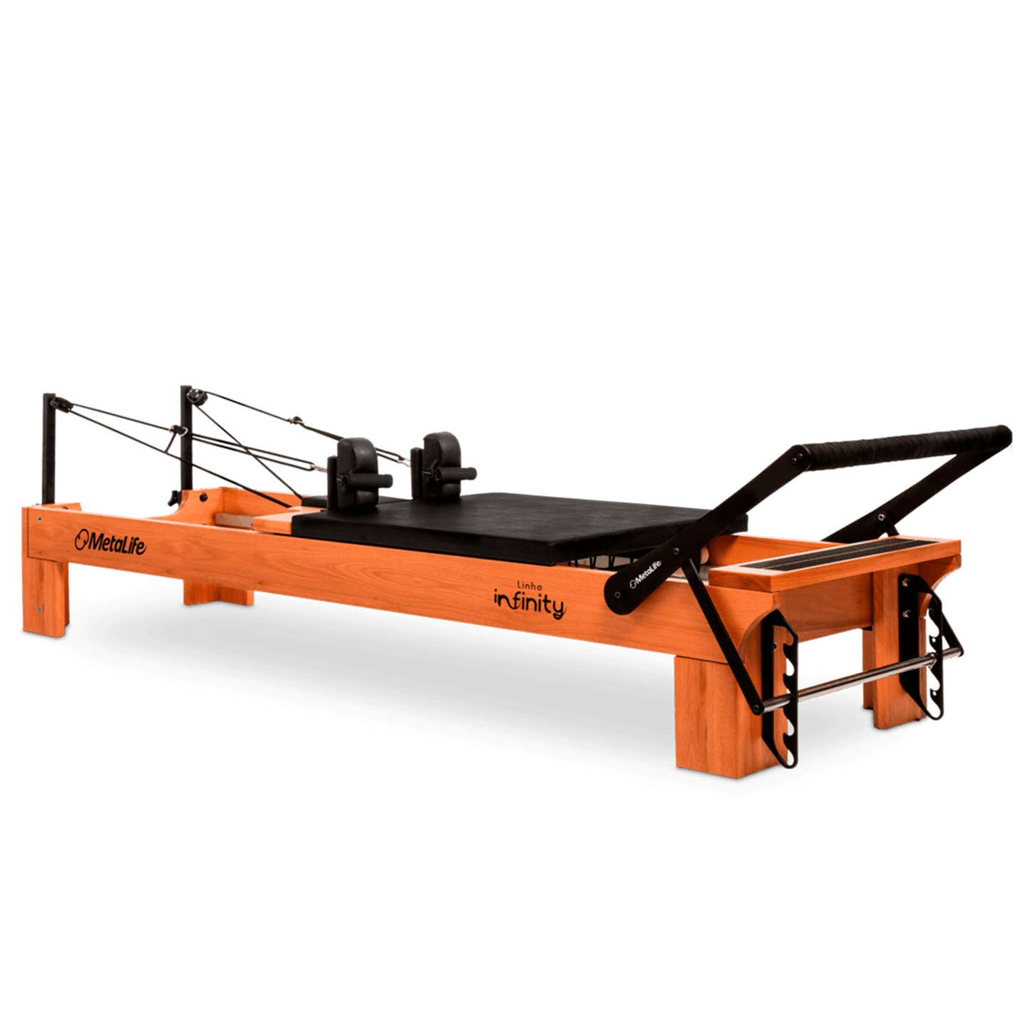 Preto M.1000 Black MetaLife Infinity 2023 Pilates Reformer Machine by MetaLife sold by Pilates Matters® by BSP LLC