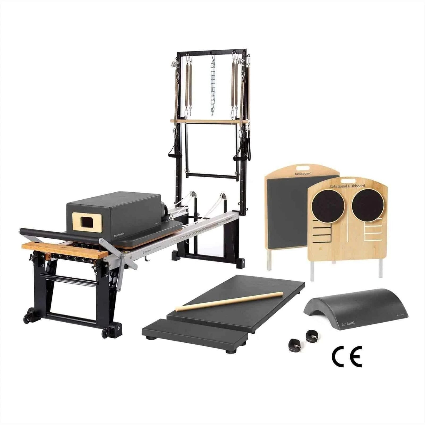 Gunmetal Gray Merrithew™ Pilates Rehab Studio 1 Bundle (Mat/Reformer) by Merrithew™ sold by Pilates Matters® by BSP LLC