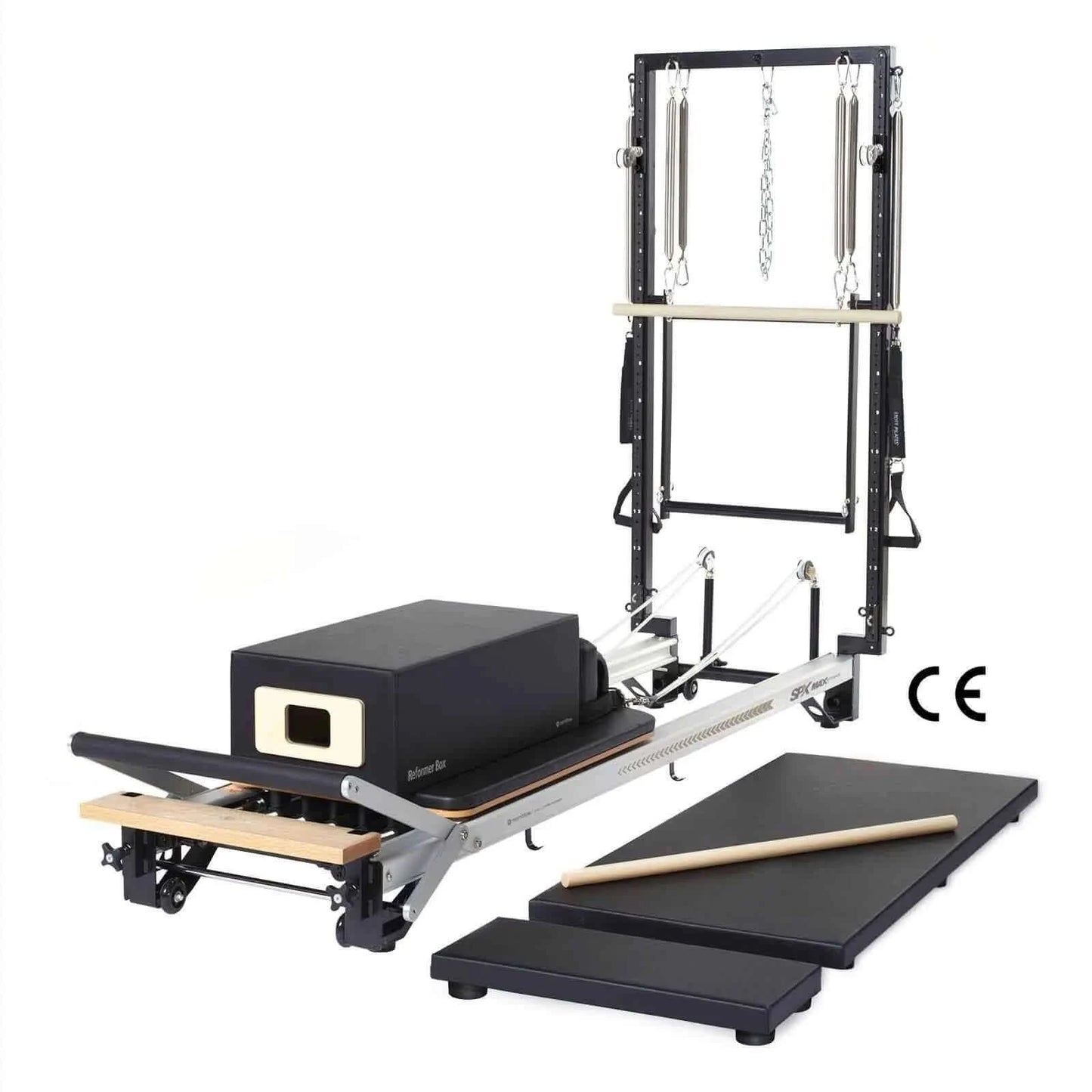 Black Merrithew™ Pilates SPX® Max Plus™ Reformer Bundle by Merrithew™ sold by Pilates Matters® by BSP LLC