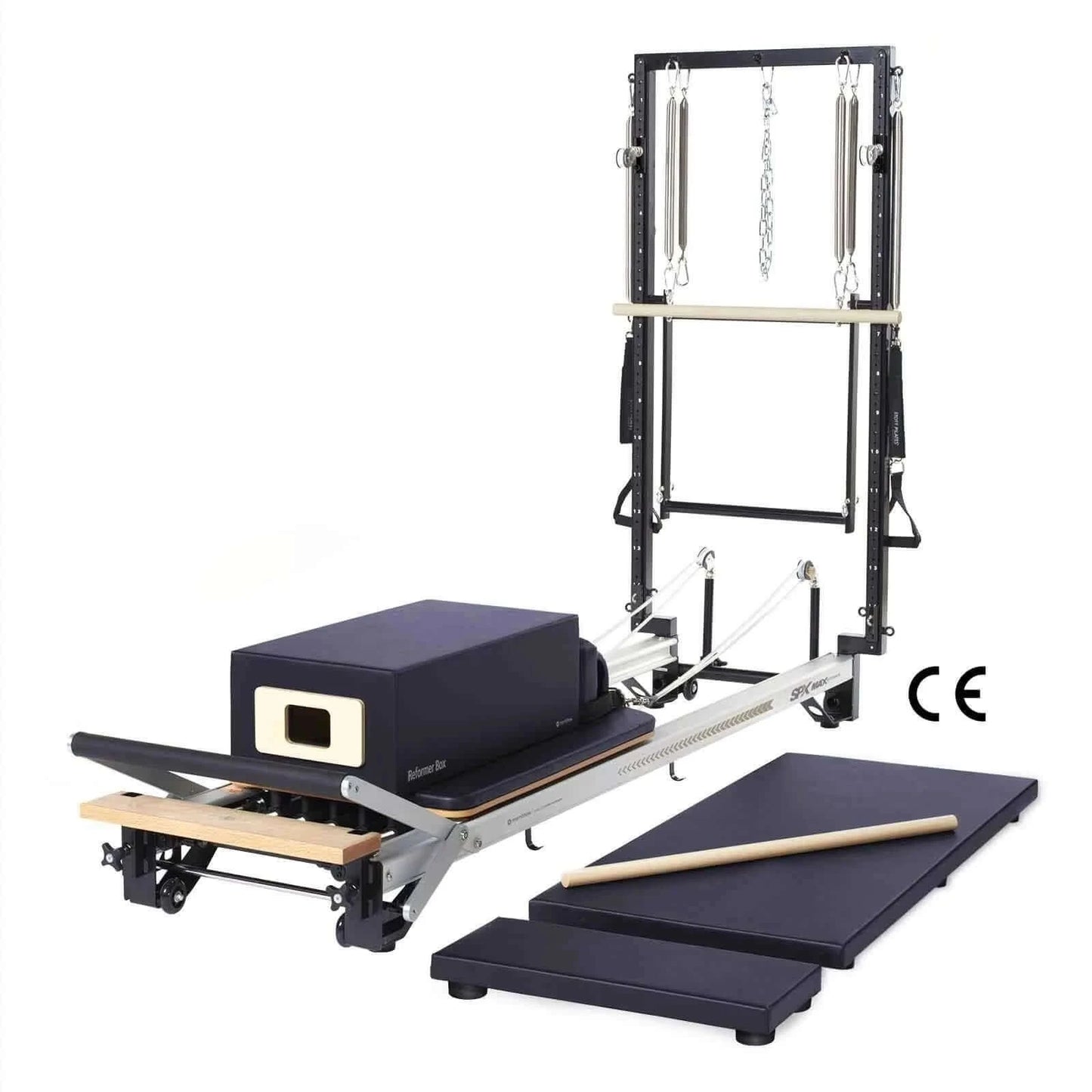 Black Merrithew™ Pilates SPX® Max Plus™ Reformer Bundle by Merrithew™ sold by Pilates Matters® by BSP LLC