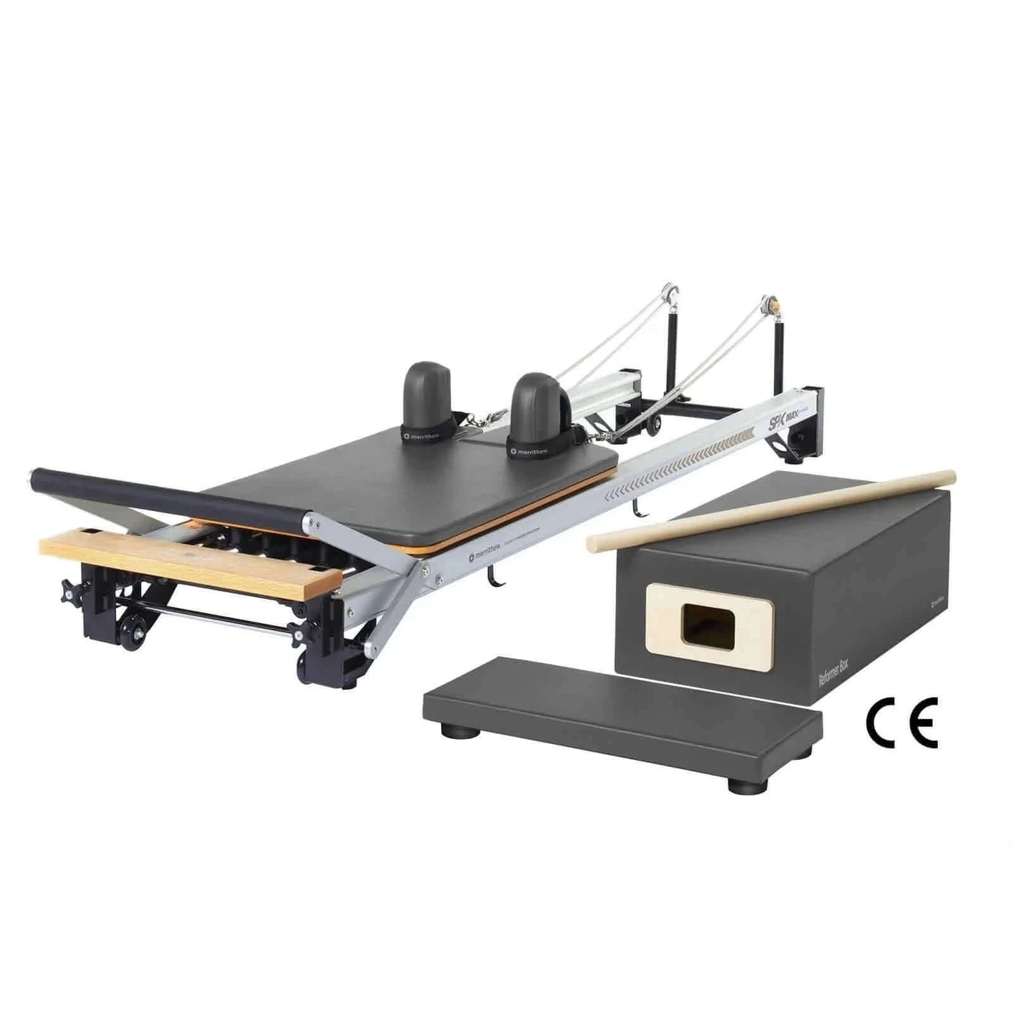 Gunmetal Gray Merrithew™ Pilates SPX® Max Reformer Bundle by Merrithew™ sold by Pilates Matters® by BSP LLC