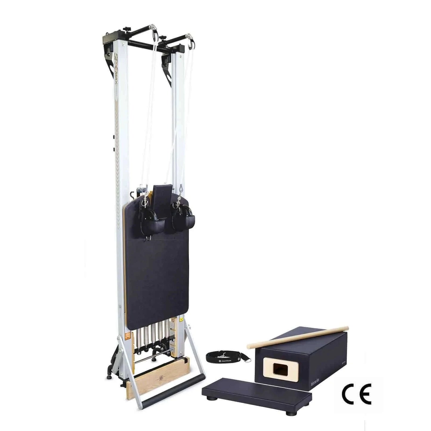Eclipse Merrithew™ Pilates SPX® Max Reformer with Vertical Stand Bundle by Merrithew™ sold by Pilates Matters® by BSP LLC