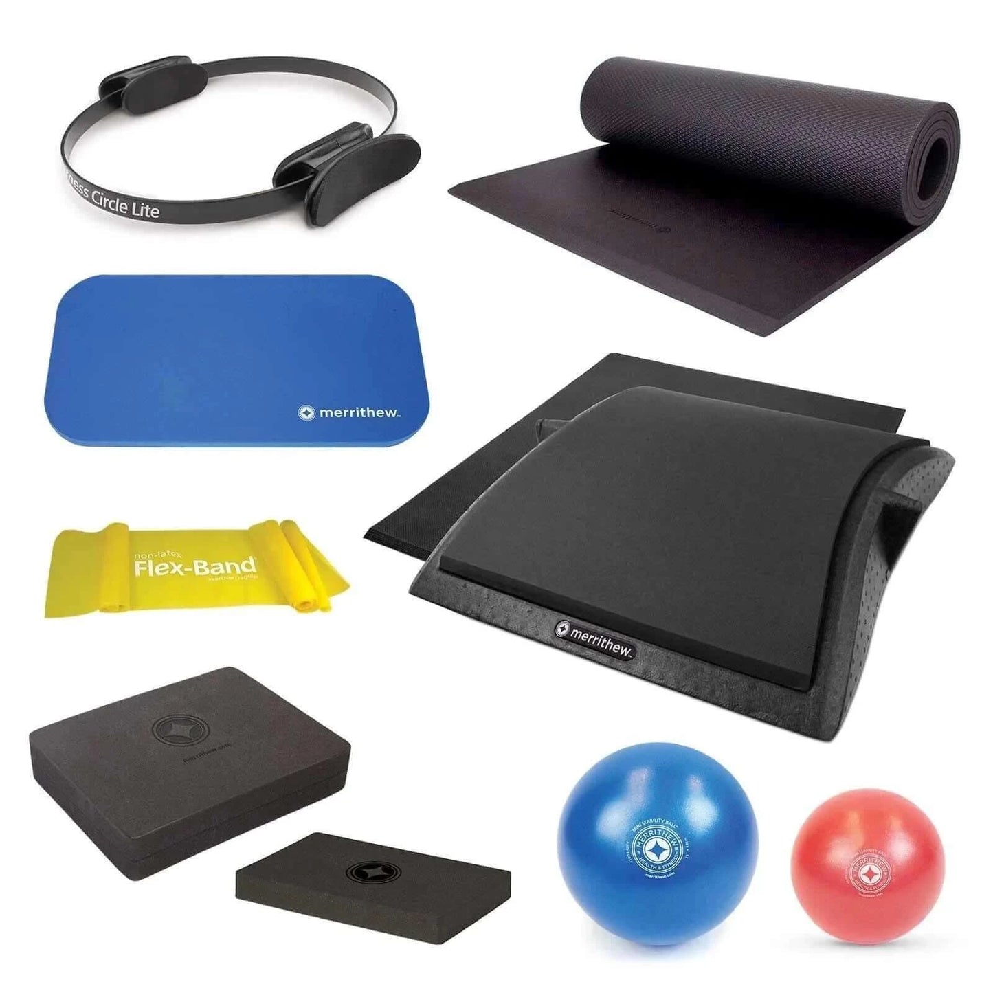 Merrithew™ STOTT PILATES® Matwork Props Kit: Deluxe by Merrithew™ sold by Pilates Matters® by BSP LLC
