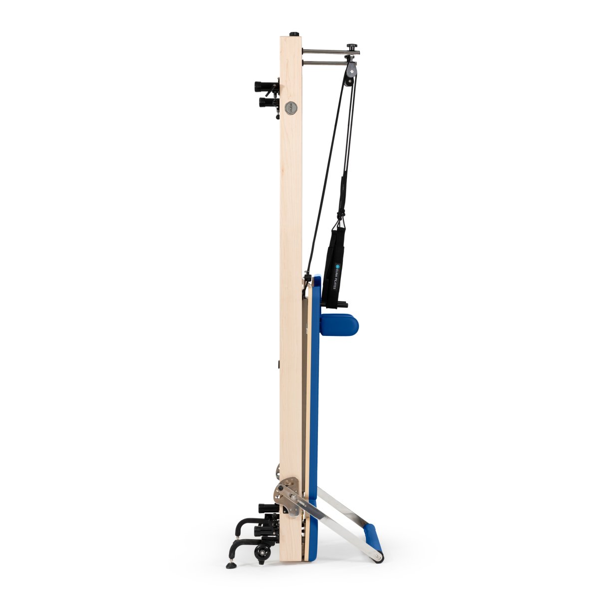 Blue Elina Pilates Vertical Reformer for Home