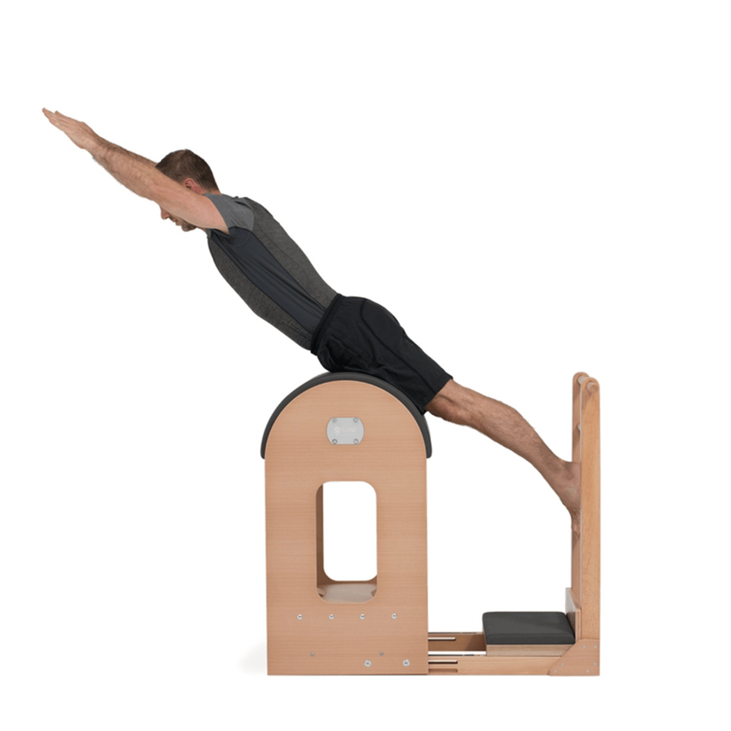 Anthacite Grey BASI Systems Pilates Ladder Barrel by BASI Systems sold by Pilates Matters® by BSP LLC