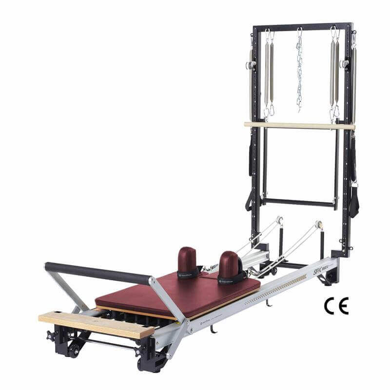 Red Truffle Merrithew™ Pilates SPX® Max Plus™ Reformer Machine by Merrithew™ sold by Pilates Matters® by BSP LLC