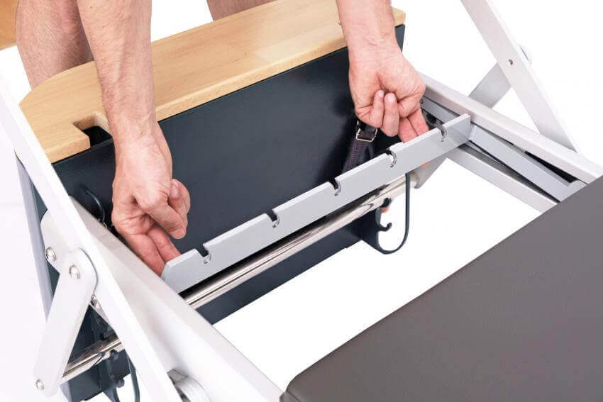 Black Fitkon Pilates Pro Plus Reformer with Tower by Fitkon sold by Pilates Matters® by BSP LLC