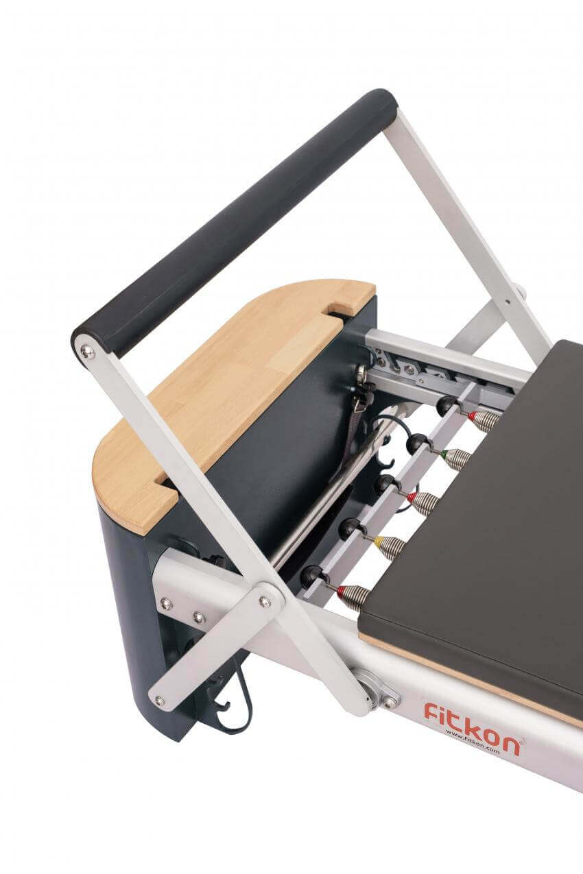 Black Fitkon Pilates Pro Reformer by Fitkon sold by Pilates Matters® by BSP LLC