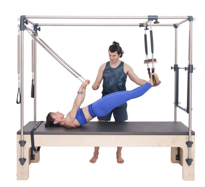 Black Fitkon Pilates Trapeze Table Cadillac by Fitkon sold by Pilates Matters® by BSP LLC