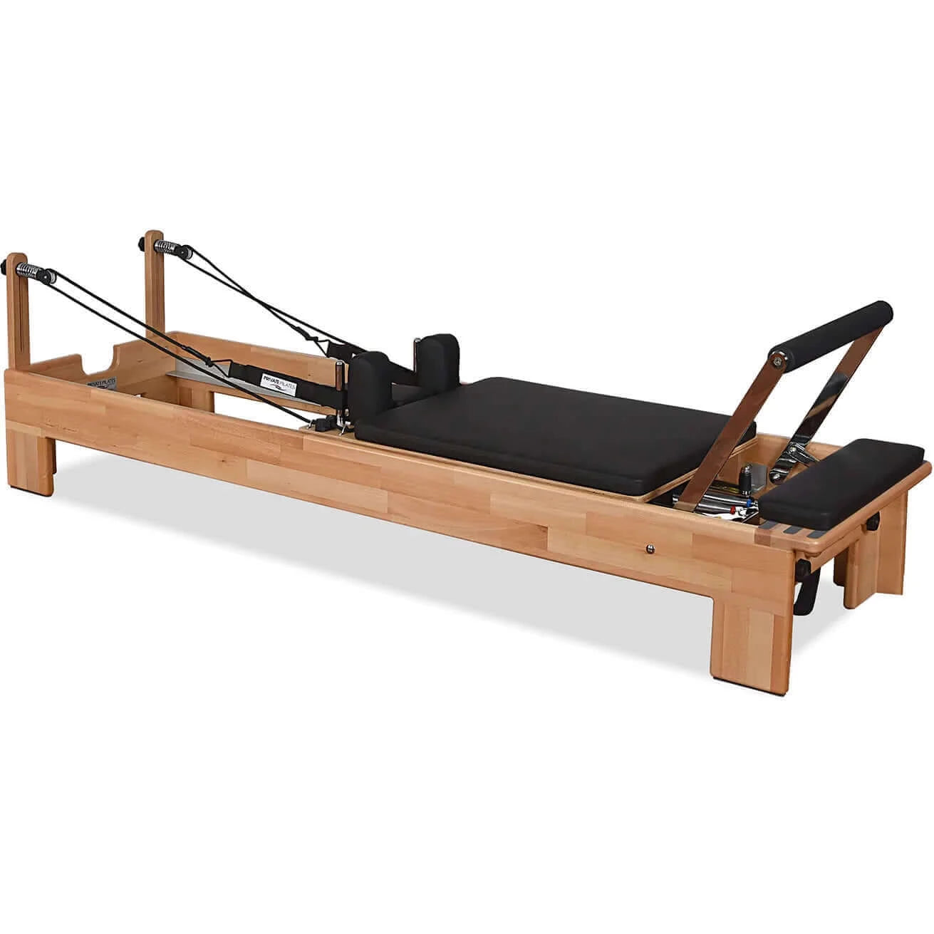 Black Private Pilates Wood Reformer Machine by Private Pilates sold by Pilates Matters® by BSP LLC