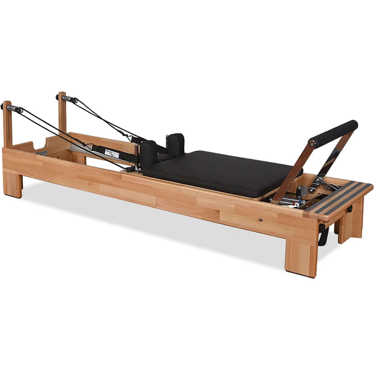 Black Private Pilates Wood Reformer Machine by Private Pilates sold by Pilates Matters® by BSP LLC
