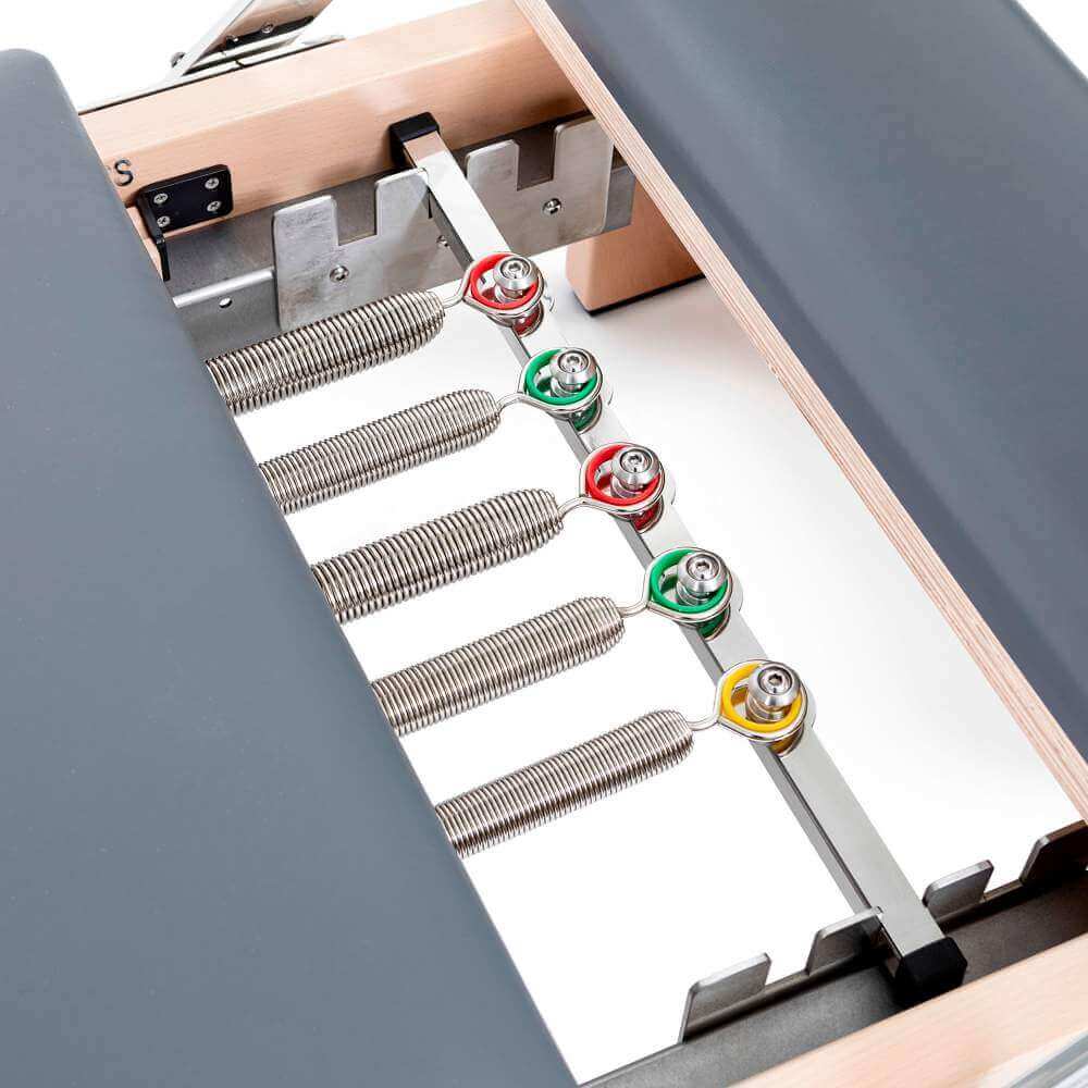 Black Elina Pilates Wooden Reformer Lignum WIth Tower by Pilates Matters® by BSP LLC sold by Pilates Matters® by BSP LLC
