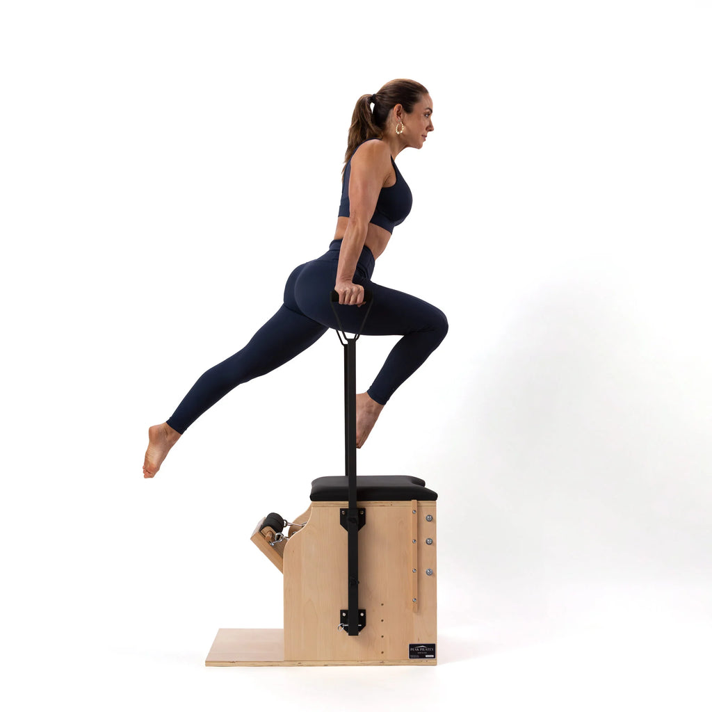 Peak Pilates Split Pedal Low Chair with Handles & Brackets