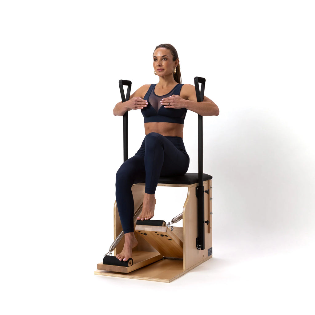 Peak Pilates Split Pedal Low Chair with Handles & Brackets