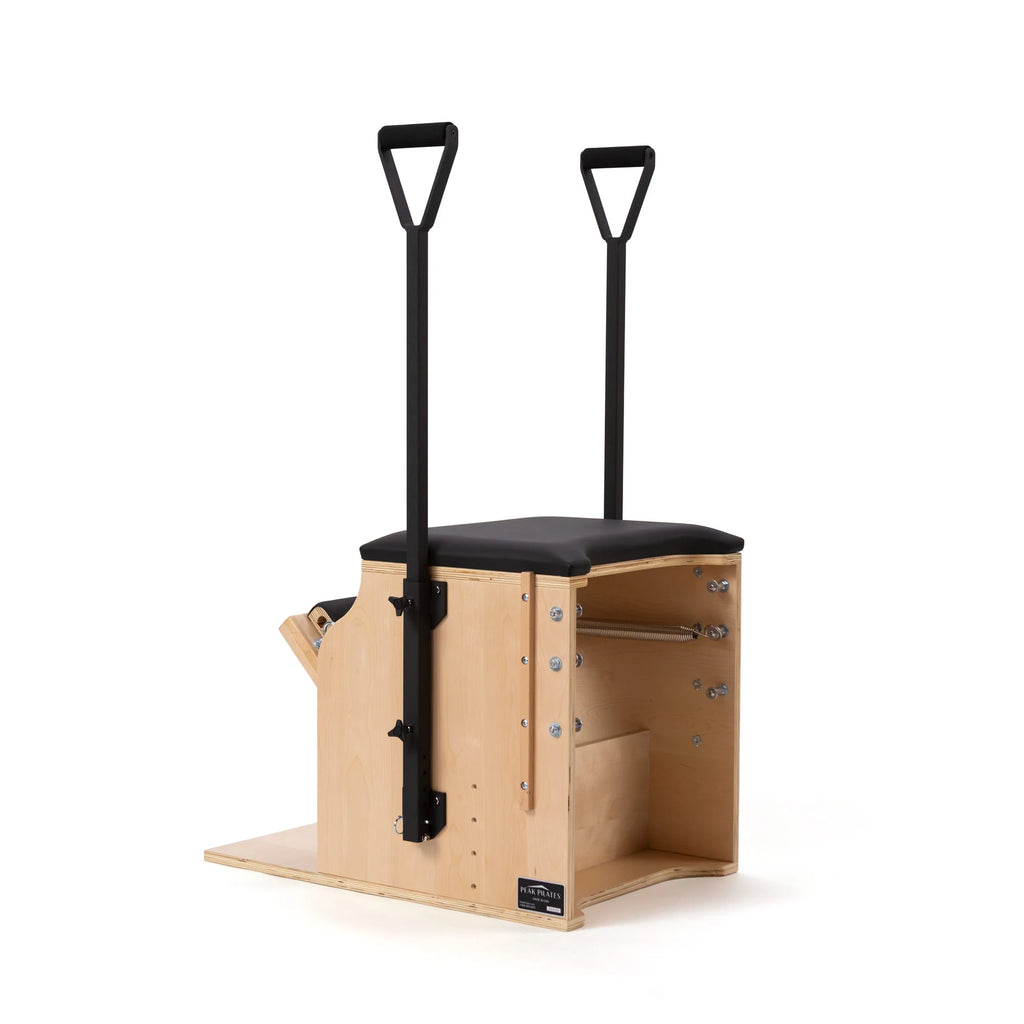 Peak Pilates Split Pedal Low Chair with Handles & Brackets