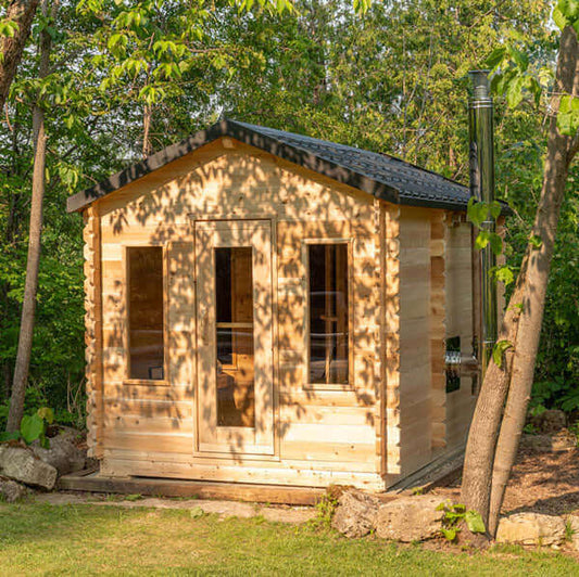 LeisureCraft CT Georgian Cabin Sauna w/ Change Room