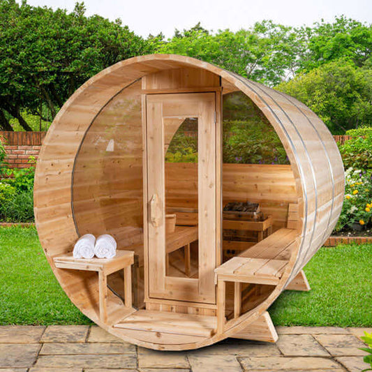 LeisureCraft CT Serenity MP Barrel Sauna