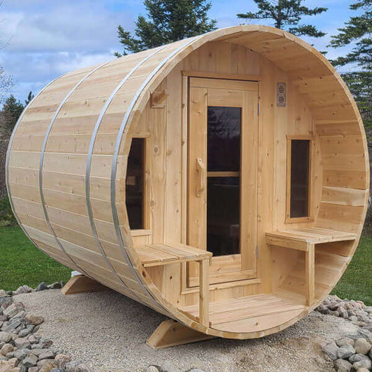 LeisureCraft CT Tranquility Barrel Sauna