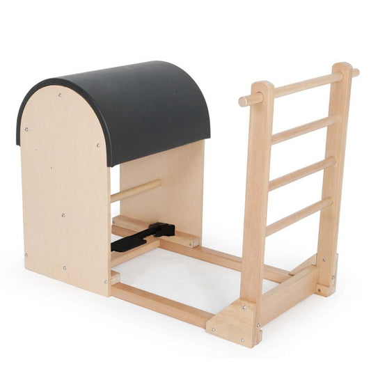Elina Pilates Ladder Barrel with a Wooden Base