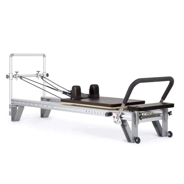 Black Elina Pilates Aluminium Reformer Mentor by Elina Pilates sold by Pilates Matters® by BSP LLC