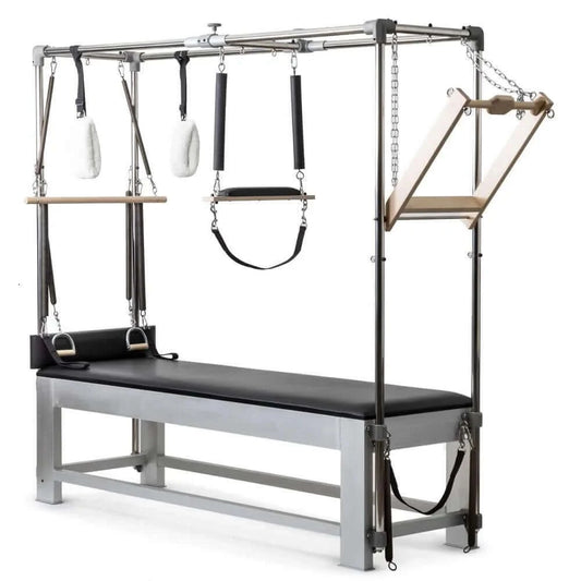 Black Elina Pilates Classic Aluminium Cadillac Machine by Elina Pilates sold by Pilates Matters® by BSP LLC