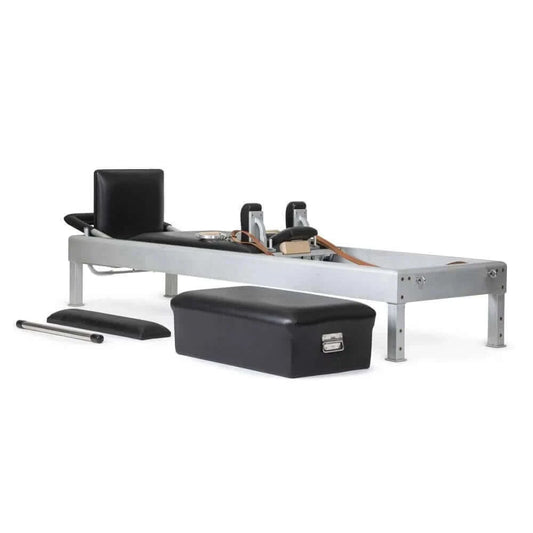 Black Elina Pilates Classic Aluminium Reformer Machine by Elina Pilates sold by Pilates Matters® by BSP LLC