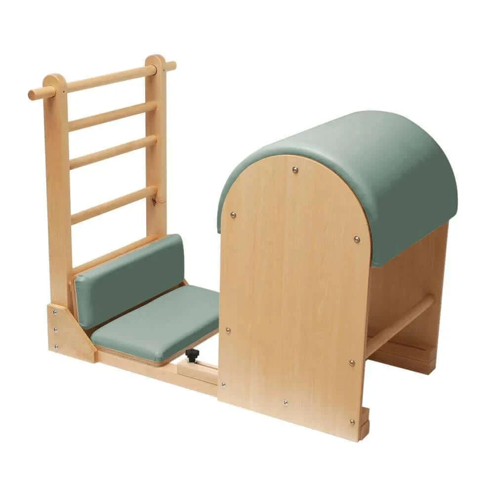 Green Elina Pilates Elite Wood Ladder Barrel by Elina Pilates sold by Pilates Matters® by BSP LLC