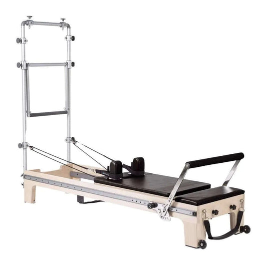 Black Elina Pilates Master Instructor Reformer With Tower by Elina Pilates sold by Pilates Matters® by BSP LLC