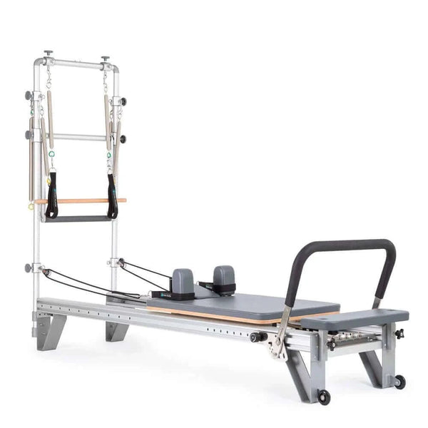Black Elina Pilates Mentor Reformer With Tower by Elina Pilates sold by Pilates Matters® by BSP LLC