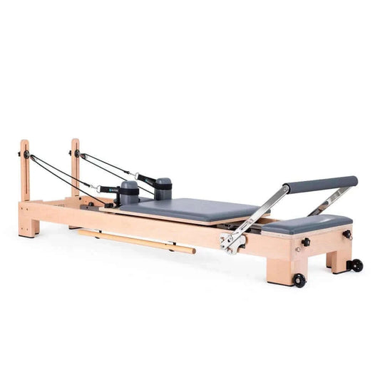 Grey Elina Pilates Wooden Reformer Lignum by Elina Pilates sold by Pilates Matters® by BSP LLC