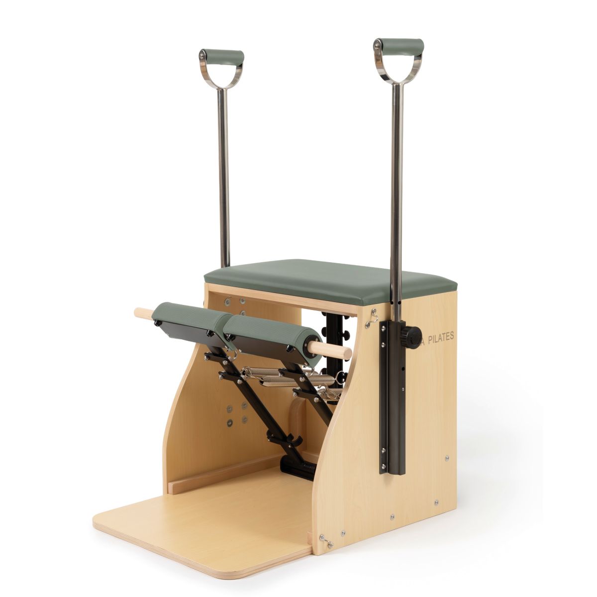 Elina Pilates Wood Combo Chair with Handles