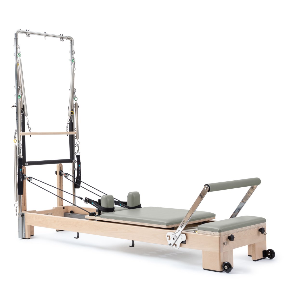 Elina Pilates Wooden Reformer Lignum With Tower