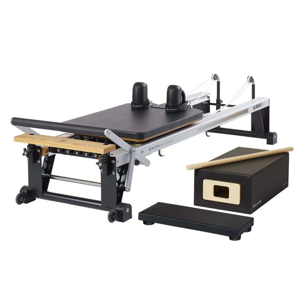 Black Merrithew™ Pilates At Home V2 Max™ Reformer Package by Merrithew™ sold by Pilates Matters® by BSP LLC