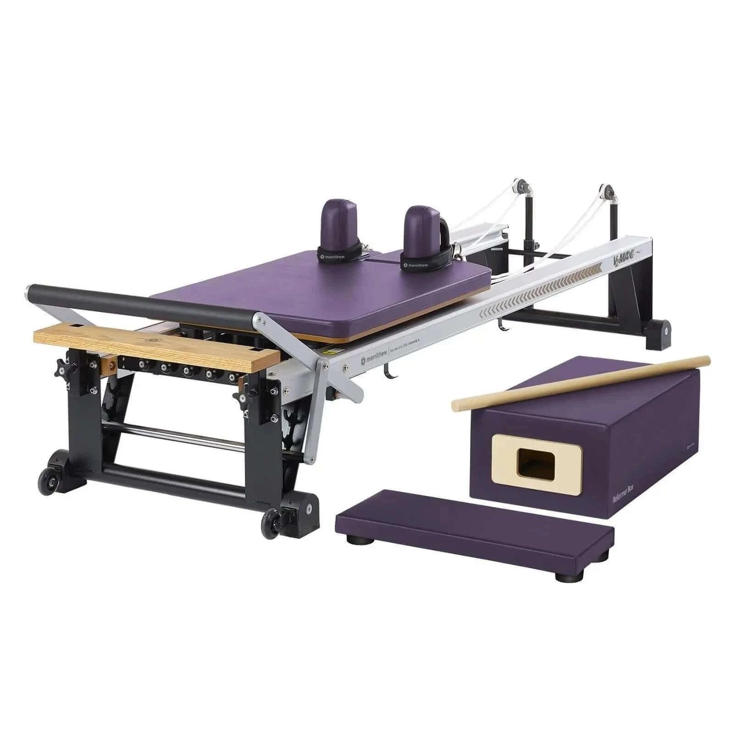 Purple Impulse Merrithew™ Pilates At Home V2 Max™ Reformer Package by Merrithew™ sold by Pilates Matters® by BSP LLC