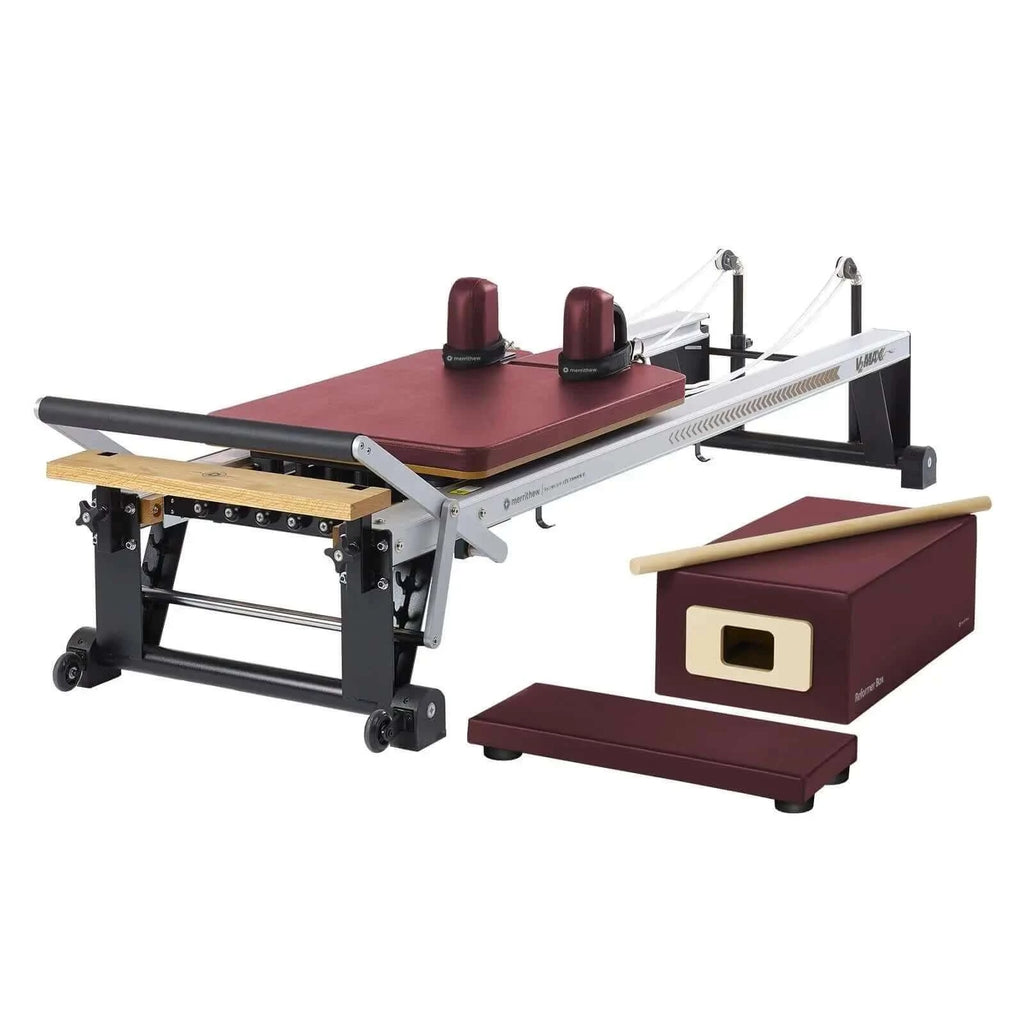 Red Truffle Merrithew™ Pilates At Home V2 Max™ Reformer Package by Merrithew™ sold by Pilates Matters® by BSP LLC