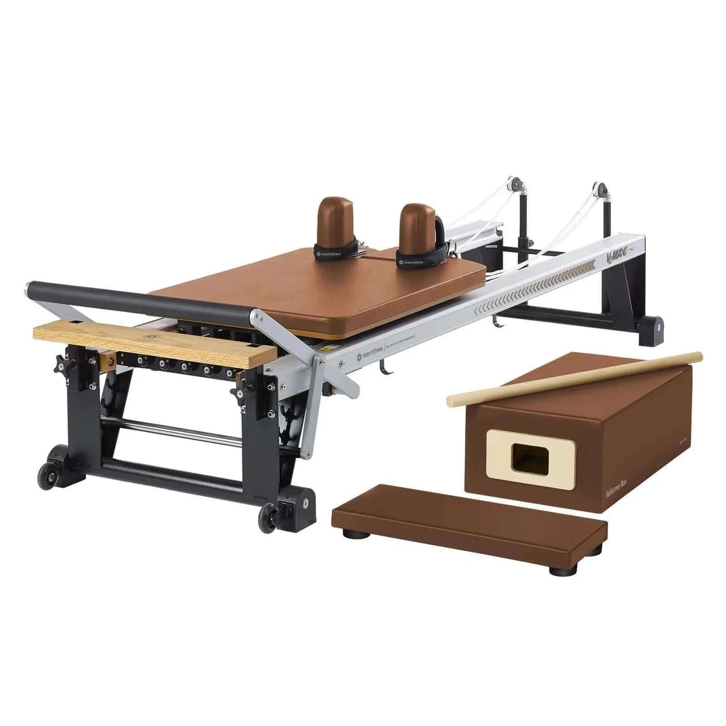 Sierra Brick Merrithew™ Pilates At Home V2 Max™ Reformer Package by Merrithew™ sold by Pilates Matters® by BSP LLC