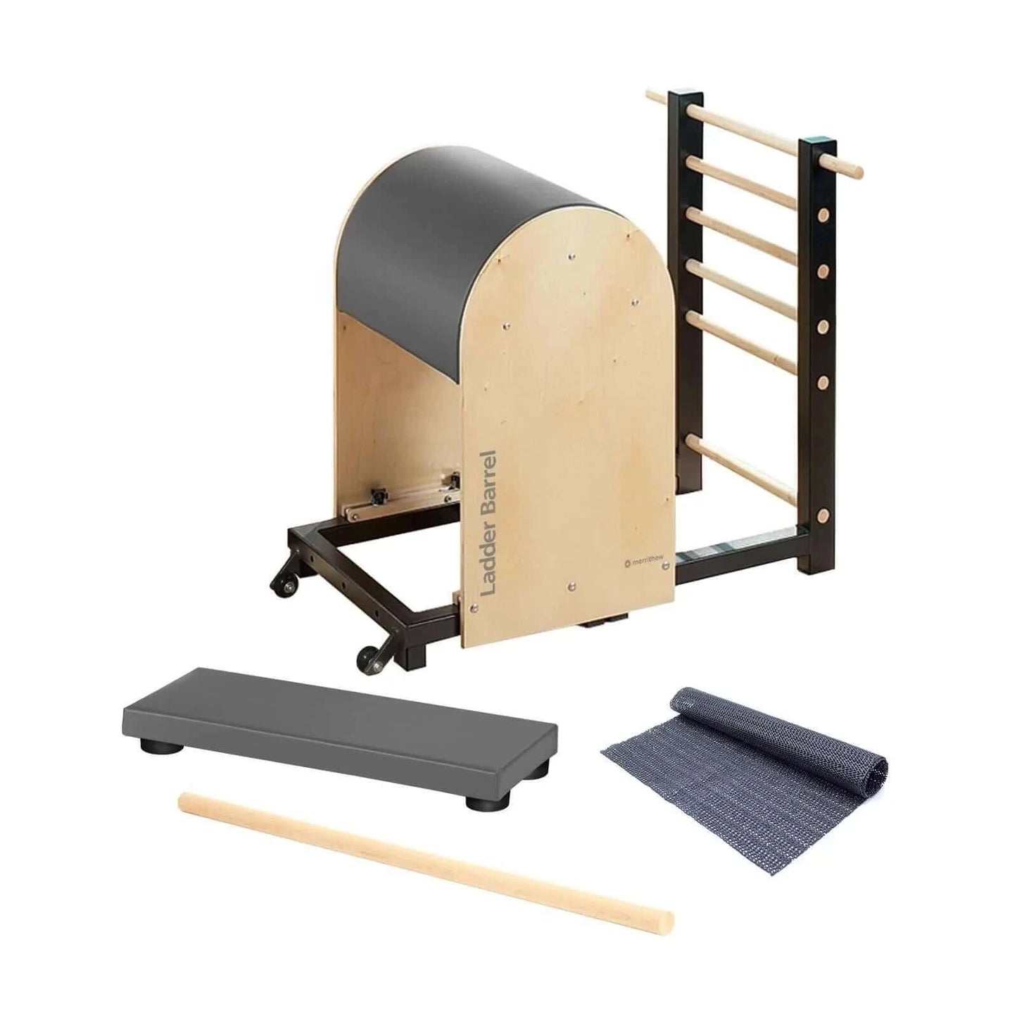 Gunmetal Gray Merrithew™ Pilates Ladder Barrel Bundle by Merrithew™ sold by Pilates Matters® by BSP LLC